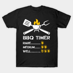 BBQ Timer Barbeque & Beer T-Shirt